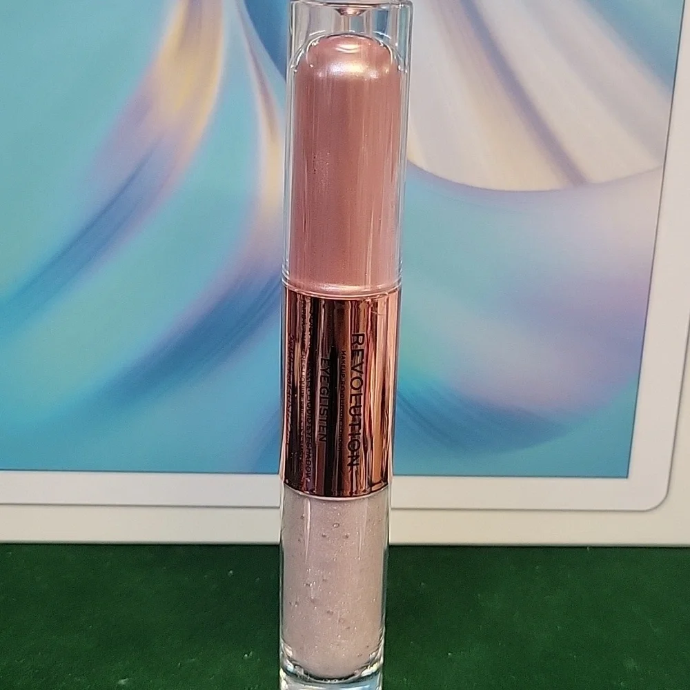 Glitter Eye Glisten Adored By You Foil Glitter Pink & Whitw New Sealed Tube